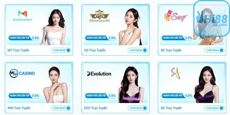 Casino Hi88 nổi bật với nhiều tính năng hấp dẫn