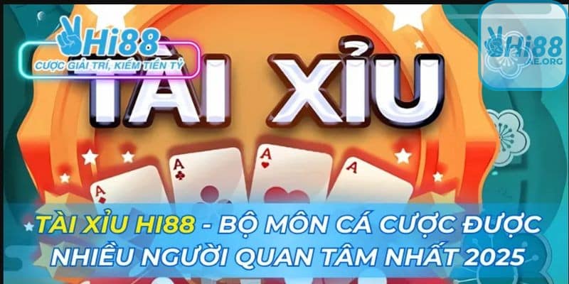 Tài xỉu là một trò chơi cá cược dựa trên kết quả của ba viên xí ngầu